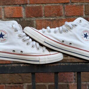 Converse All Star white high tops size women's 8.5